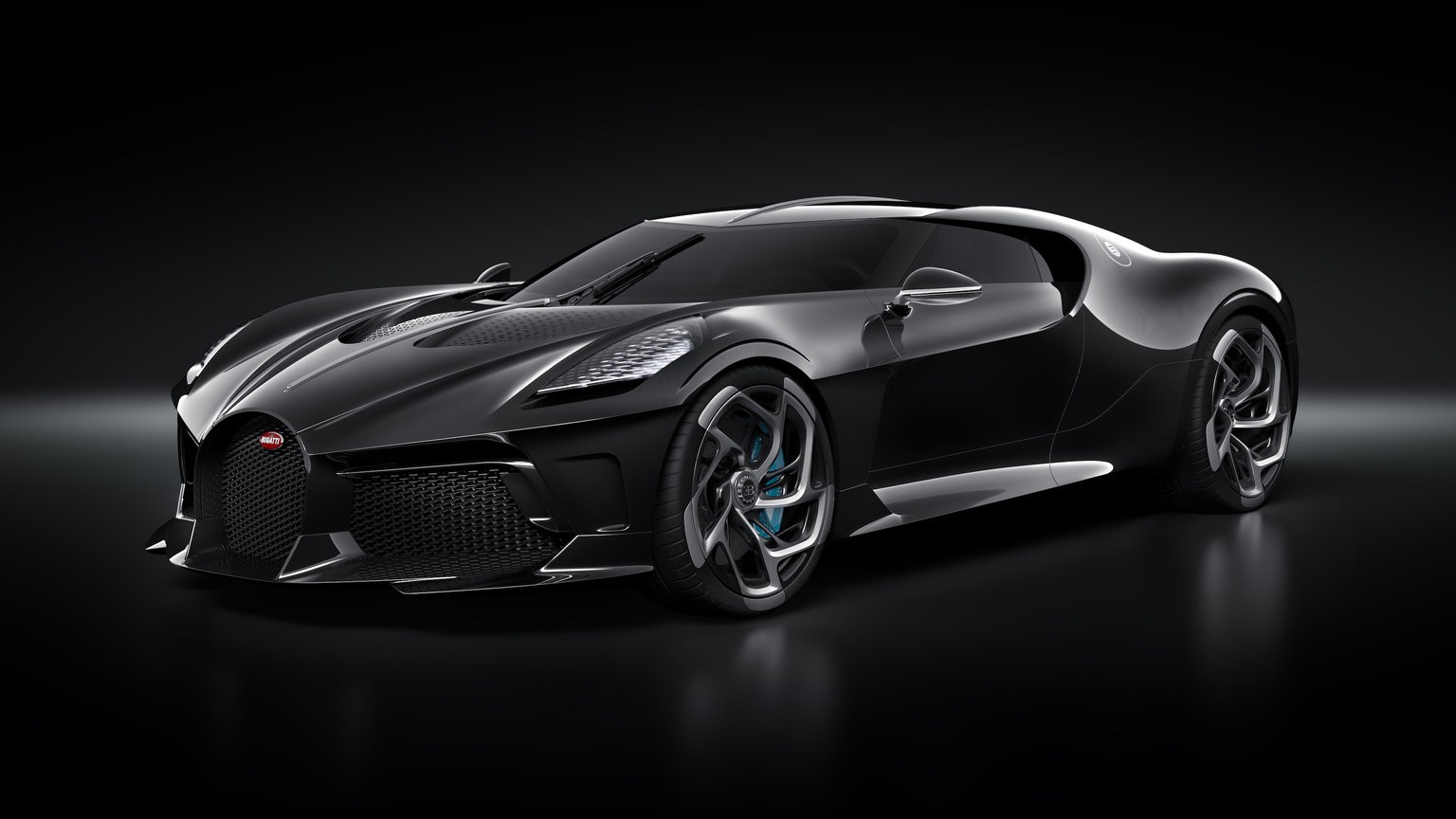 Cận cảnh chiếc siêu xe La Voatio Noire trị giá 19 triệu USD của Bugatti - 01