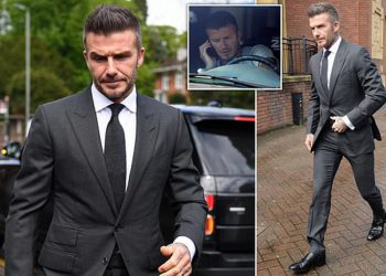 Cựu danh thủ David Beckham bị cấm lái xe 6 tháng do phạm luật - 1