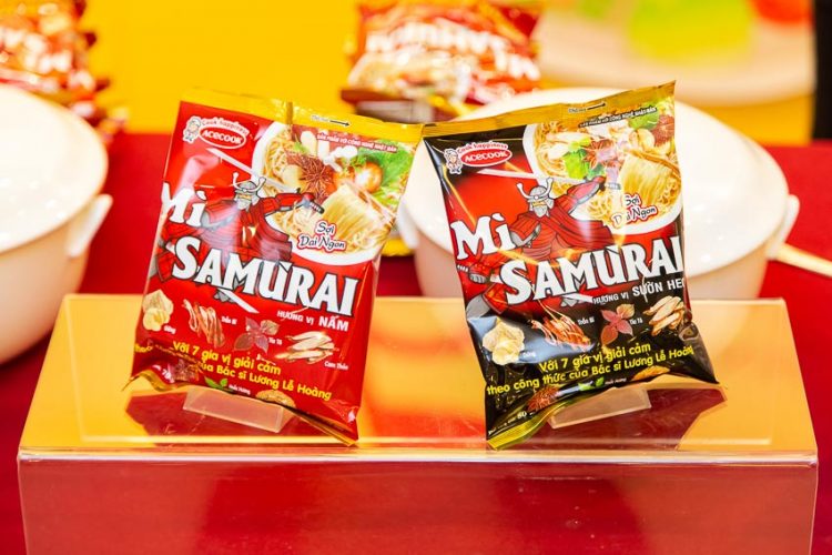 Acecook Việt Nam ra mắt mì SAMƯRAI thảo dược với bảy gia vị giải cảm 1