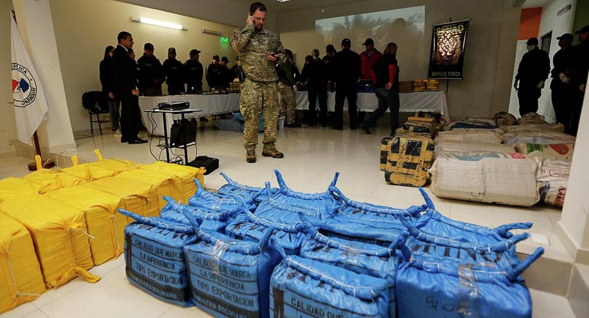 Hơn 300kg cocaine chở bằng máy bay bị SENAD bắt giữ năm 2015