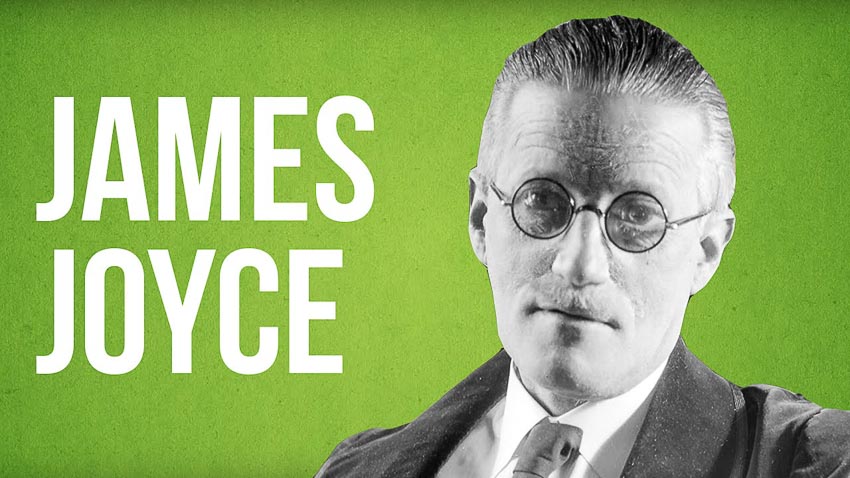 Trang bìa của ấn bản đầu tiên năm 1922 và nhà văn James Joyce 1