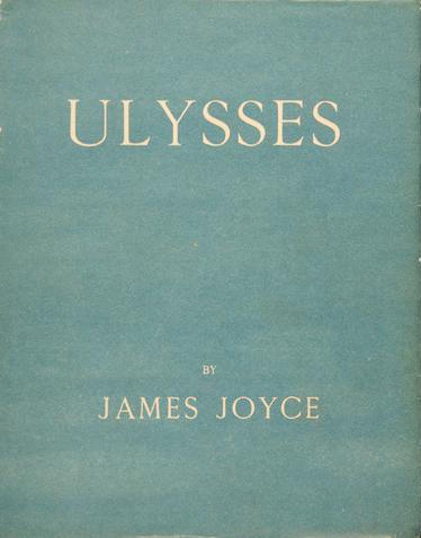 Trang bìa của ấn bản đầu tiên năm 1922 và nhà văn James Joyce 
