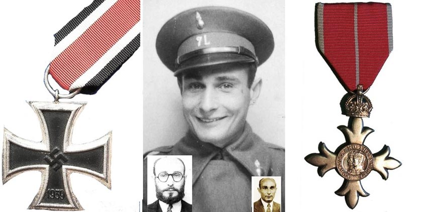 Garbo được trao cùng lúc hai huy chương: thập tự sắt (Đức) và tước hiệu Thành viên Hoàng gia Anh MBE (Anh)
