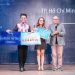 Thí sinh Nguyễn Thị Thùy Vy - sinh viên Trường Đại học Ngoại thương cơ sở II TP.HCM đăng quang