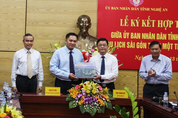 Saigontourist hợp tác chiến lược với tỉnh Nghệ An 1