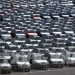 Trong ảnh (tư liệu): Ô tô mới tại kho bãi gần cảng Richmond, California, Mỹ, ngày 24/5/2018. Ảnh: AFP/ TTXVN