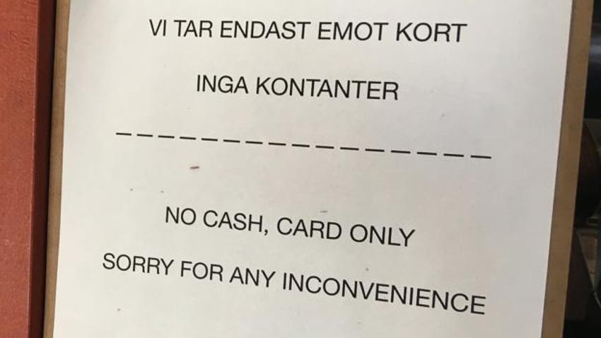 Ngày càng có nhiều người Thụy Điển chấp nhận thanh toán điện tử