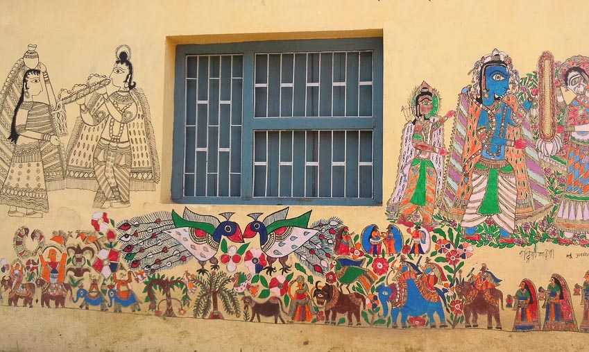 Hội họa Madhubani, Ấn Độ