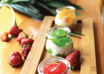 Hương vị mùa hè: sữa chua hạt đác ba vị