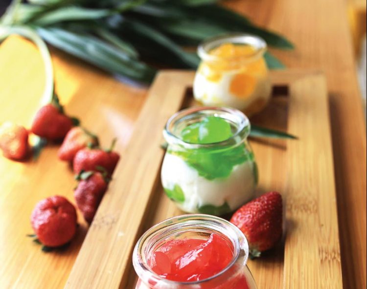 Hương vị mùa hè: sữa chua hạt đác ba vị