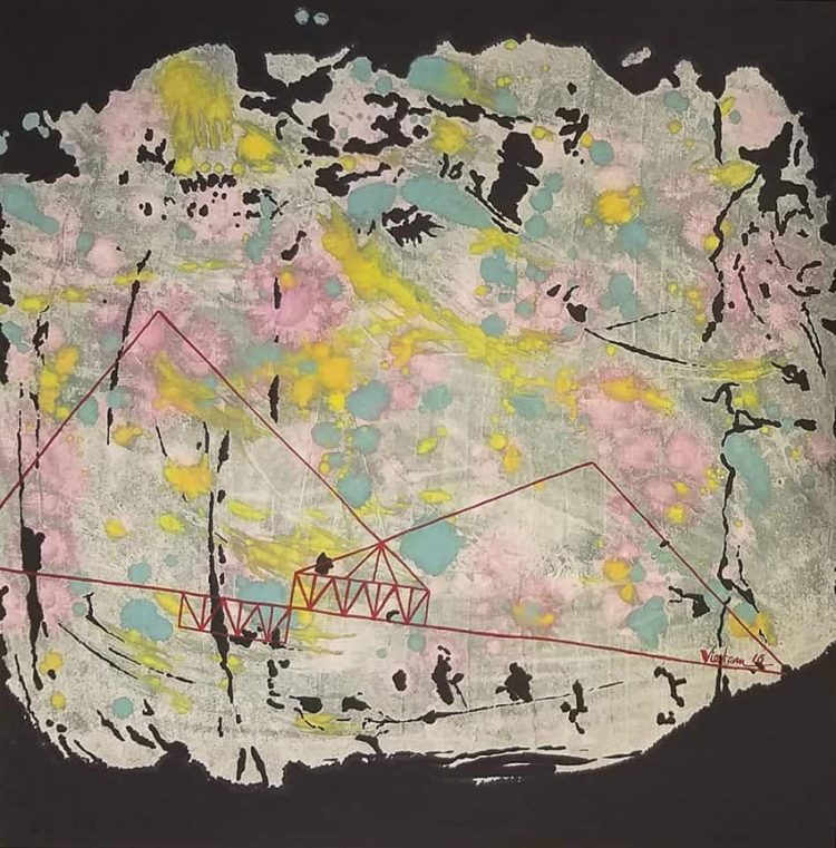 triển lãm tranh vẽ cầu Long Biên 4