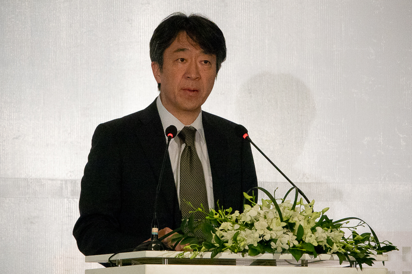 Tổng Giám đốc Honda Việt Nam Keisuke Tsuruzono chia sẻ kết quả kinh doanh năm tài chính 2019.