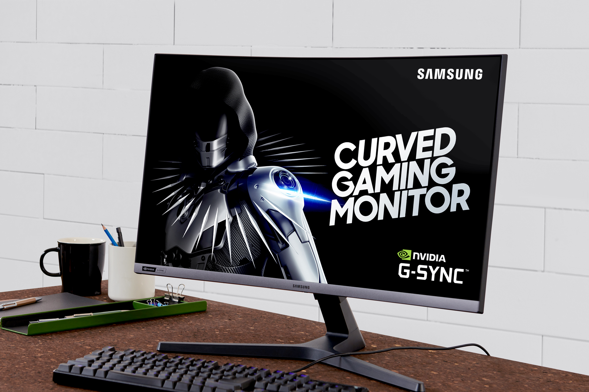 Samsung giới thiệu màn hình cong chơi game CRG5 240Hz tương thích với G-Sync - 2