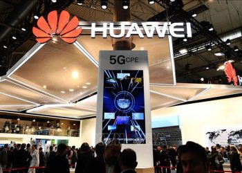 Huawei trưng bày công nghệ mạng 5G tại Triển lãm Di động Thế giới ở Barcelona, Tây Ban Nha ngày 26/2. Ảnh tư liệu: THX/TTXVN