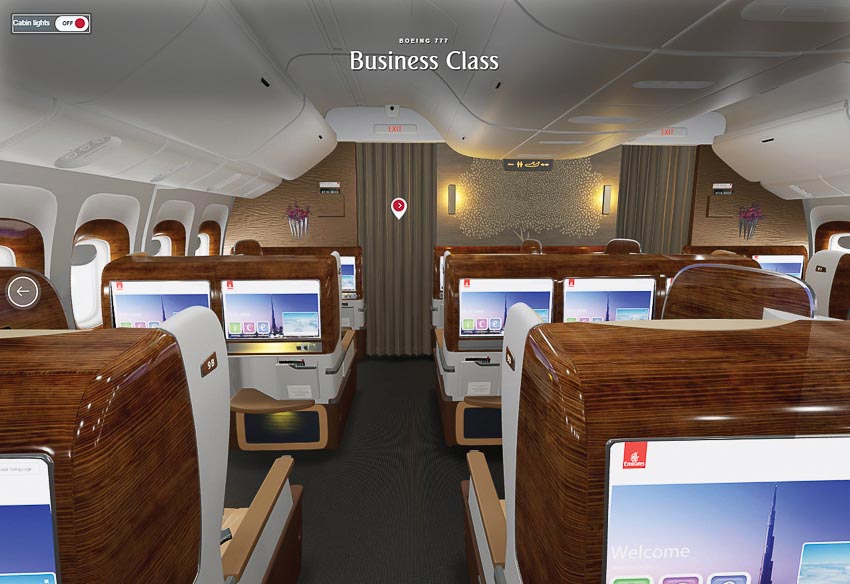 Emirates ra mắt chương trình giá vé ưu đãi hạng Thương gia 2