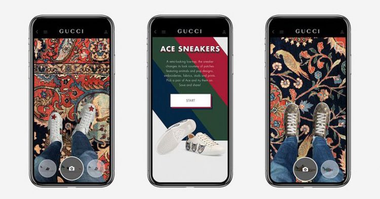 Gucci giới thiệu ứng dụng iOS cho phép bạn thử giày bằng công nghệ AR