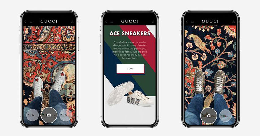 Gucci giới thiệu ứng dụng iOS cho phép bạn thử giày bằng công nghệ AR