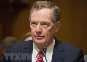 Đại diện Thương mại Mỹ Robert Lighthizer. Ảnh: AFP/TTXVN