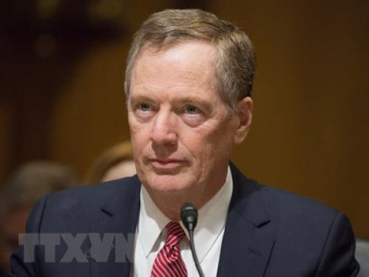 Đại diện Thương mại Mỹ Robert Lighthizer. Ảnh: AFP/TTXVN