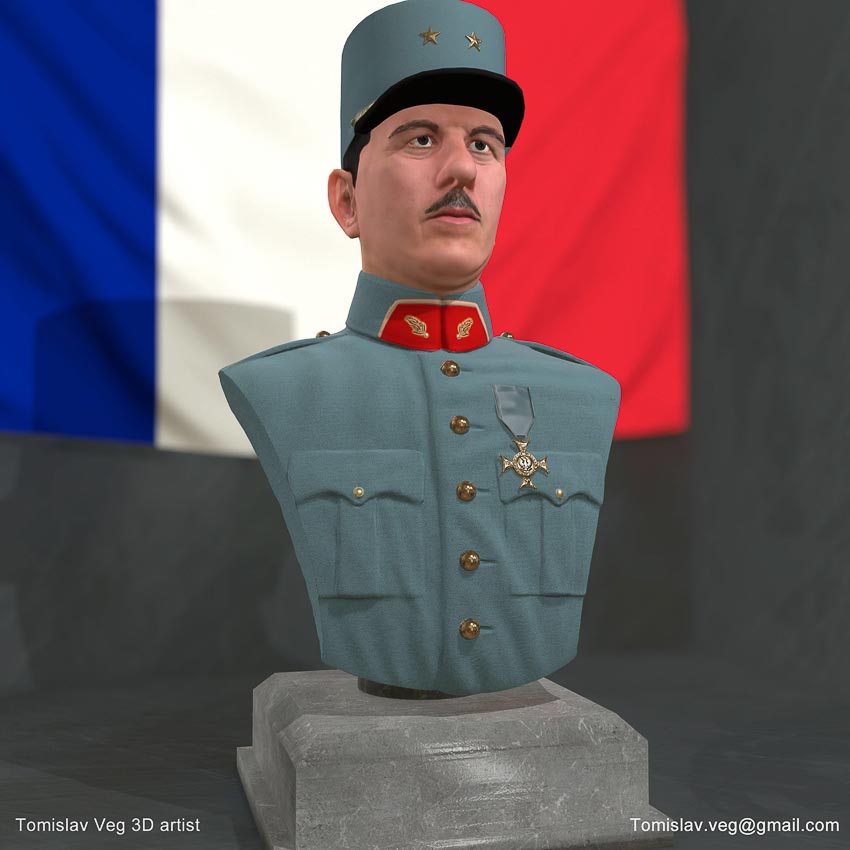 Tượng đài, kỷ vật ghi nhớ công lao của Charles de Gaulle
