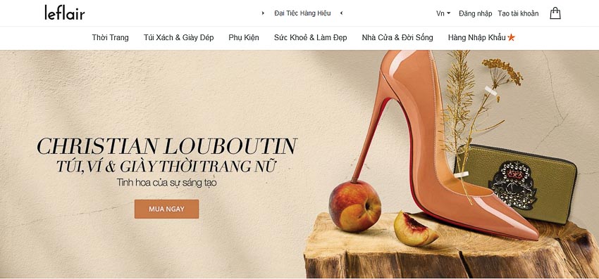 Website bán hàng Leflair - mua thời trang hàng hiệu ở Việt Nam 2