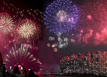 bắn pháo hoa dịp lễ Quốc Khánh 2-9 - 1