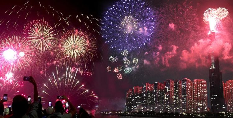 bắn pháo hoa dịp lễ Quốc Khánh 2-9 - 1