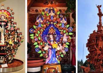 Cây đời trong nghệ phẩm bằng đất sét ở Mexico - 7