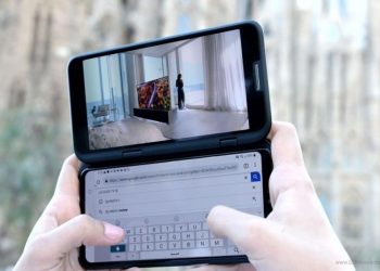 Lộ diện điện thoại LG 5G màn hình kép - 1