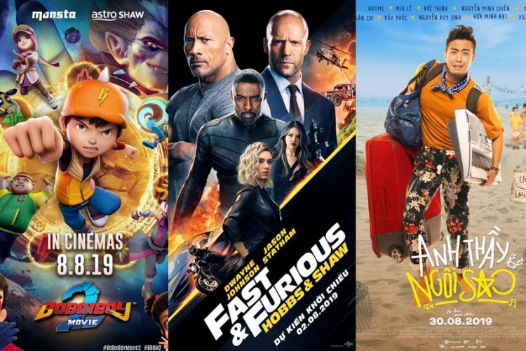 Những bộ phim dự kiến ra rạp tháng 8 - 19