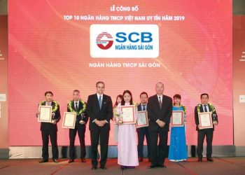 SCB nhận danh hiệu "Top 10 ngân hàng thương mại cổ phần tư nhân uy tín năm 2019"