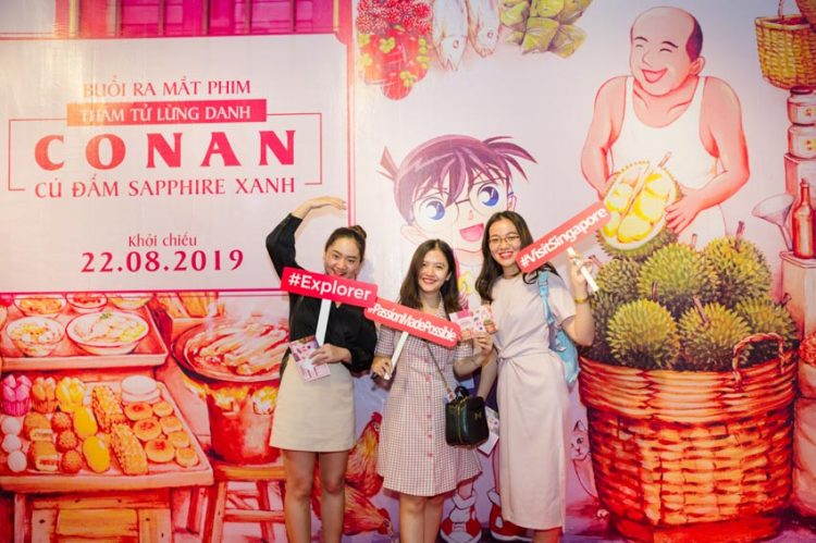 Singapore xuất hiện đầy màu sắc trong tác phẩm hoạt hình “bom tấn” Thám tử lừng danh Conan: Cú Đấm Sapphire Xanh - 1