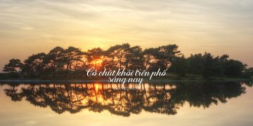 Có chút khói trên phố sáng nay