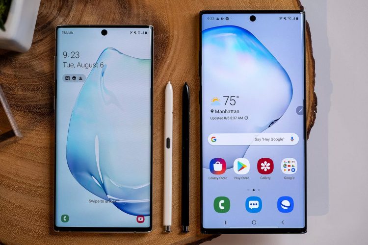 Sản phẩm Galaxy Note 10 của Samsung.