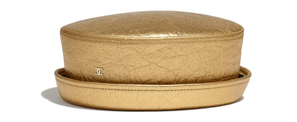 Chiếc nón boater màu gold sành điệu của Chanel được làm từ sợi lá dứa - 10