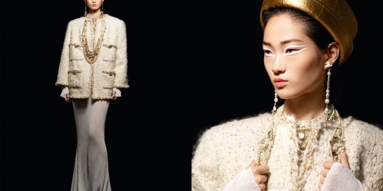 Chiếc nón boater màu gold sành điệu của Chanel được làm từ sợi lá dứa - 4