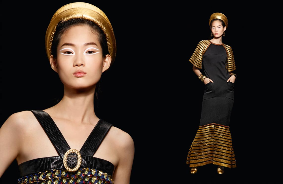Chiếc nón boater màu gold sành điệu của Chanel được làm từ sợi lá dứa - 5