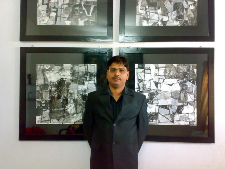 Họa sĩ trừu tượng Ajay Chaudhary - Tay súng tay cọ - 1
