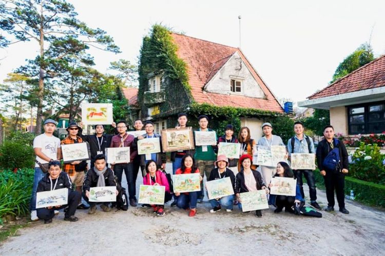 "Phố bên đồi" biến Dốc Nhà Làng thành không gian nghệ thuật công cộng - 1