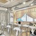 Quán Cafe 2D thiết kế dựa trên ý tưởng của sách tô màu - 1