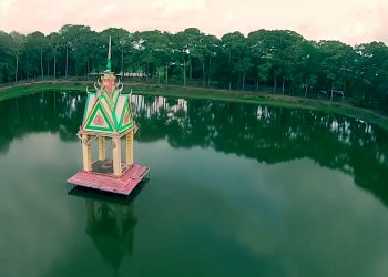 Di tích Ao Bà Om ở thành phố Trà Vinh.