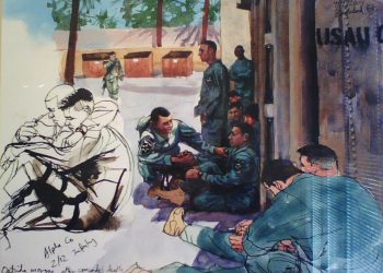 Tranh và ký họa của Steve Mumford về chiến tranh - 4