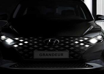 Sedan Hyundai Grandeur Facelift 2020 thiết kế cụm đèn pha bên trong lưới tản nhiệt phía trước - 3
