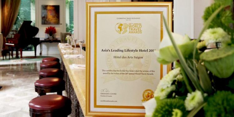 Hôtel des Arts Saigon nhận hai giải thưởng quốc tế -1