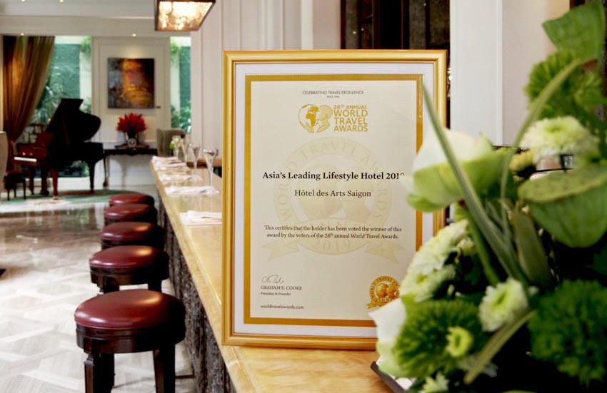 Hôtel des Arts Saigon nhận hai giải thưởng quốc tế -1