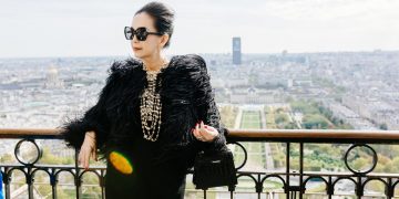 Diễm My sang trọng trong trang phục trắng đen dạo phố Paris - 16