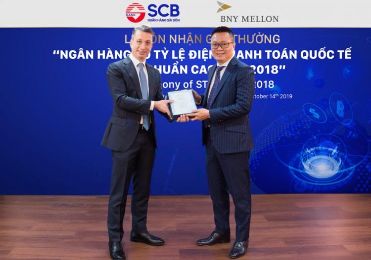 SCB nhận giải thưởng của Bank of New York Mellon