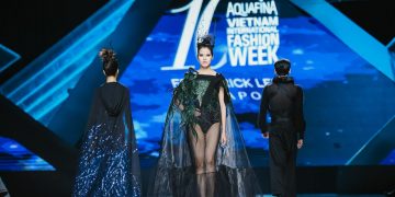 Siêu mẫu Thanh Hằng trong BST mới nhất của Frederick Lee trên sàn diễn Tuần lễ Thời trang Quốc tế Việt Nam Thu Đông 2019 - 8