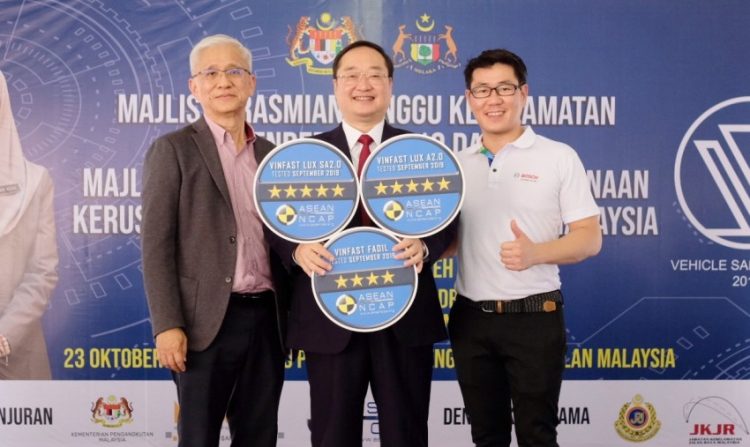 VinFast Lux SA2.0 và Lux A2.0 đạt chứng nhận an toàn ASEAN NCAP 5 sao