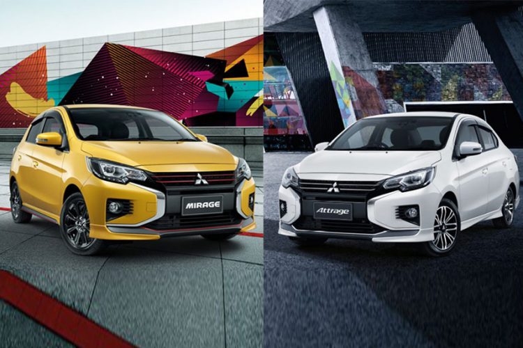 “Bộ đôi” Mitsubishi Mirage và Attrage 2020